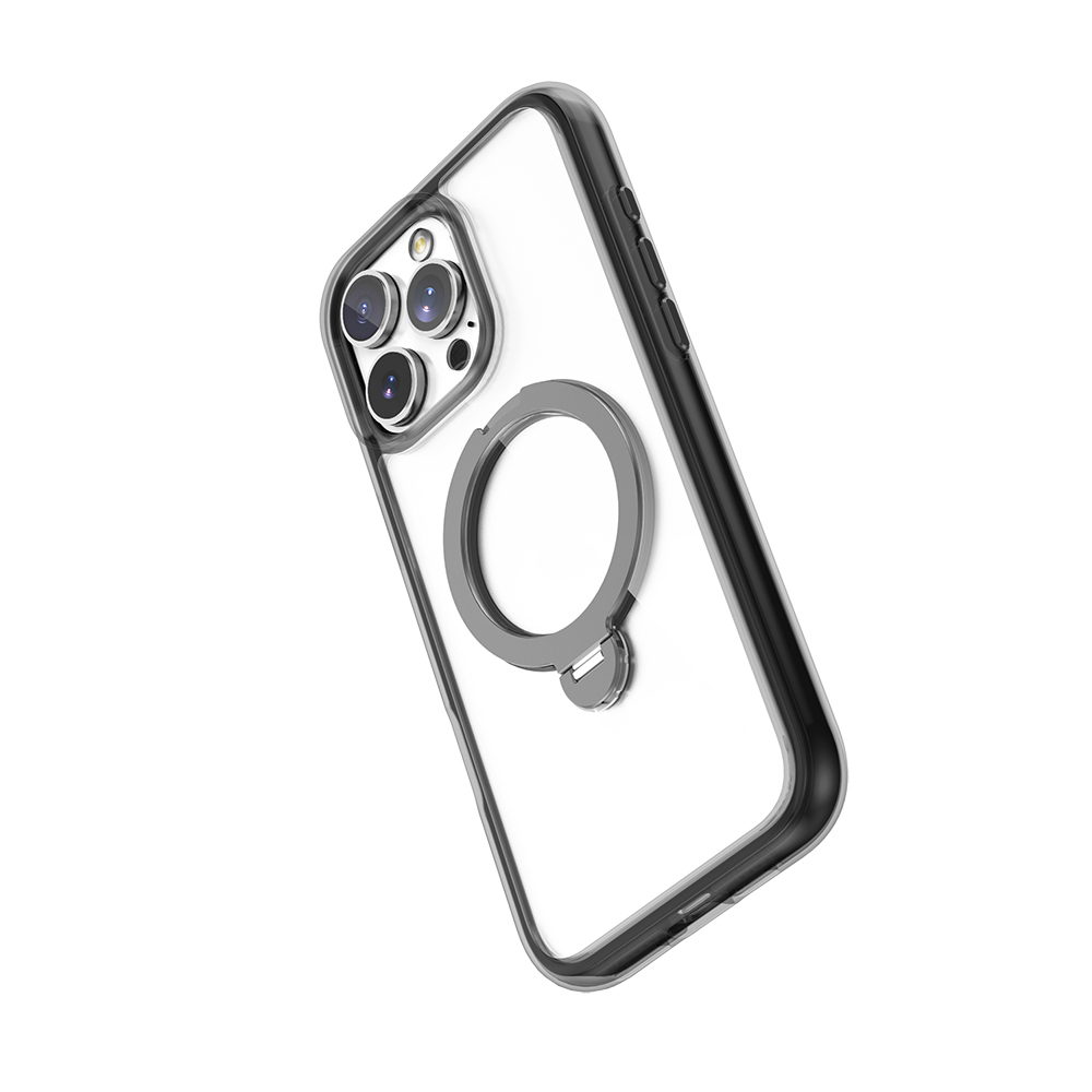 Apple iPhone 16 Pro Max Uyumlu Kılıf Magsafe Şarj Özellikli Raptic AirJoy Serisi 360 Derece Dönebilen Standlı Kapak - 7
