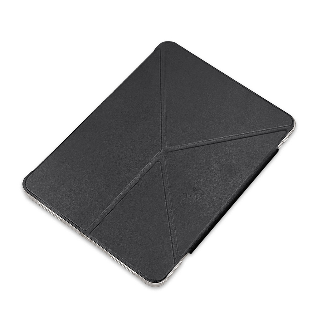 Apple iPad Pro 13 2024 Uyumlu Raptic Clear Folio Airbagli Şeffaf Kapaklı Katlanabilir Standlı Kılıf - 5