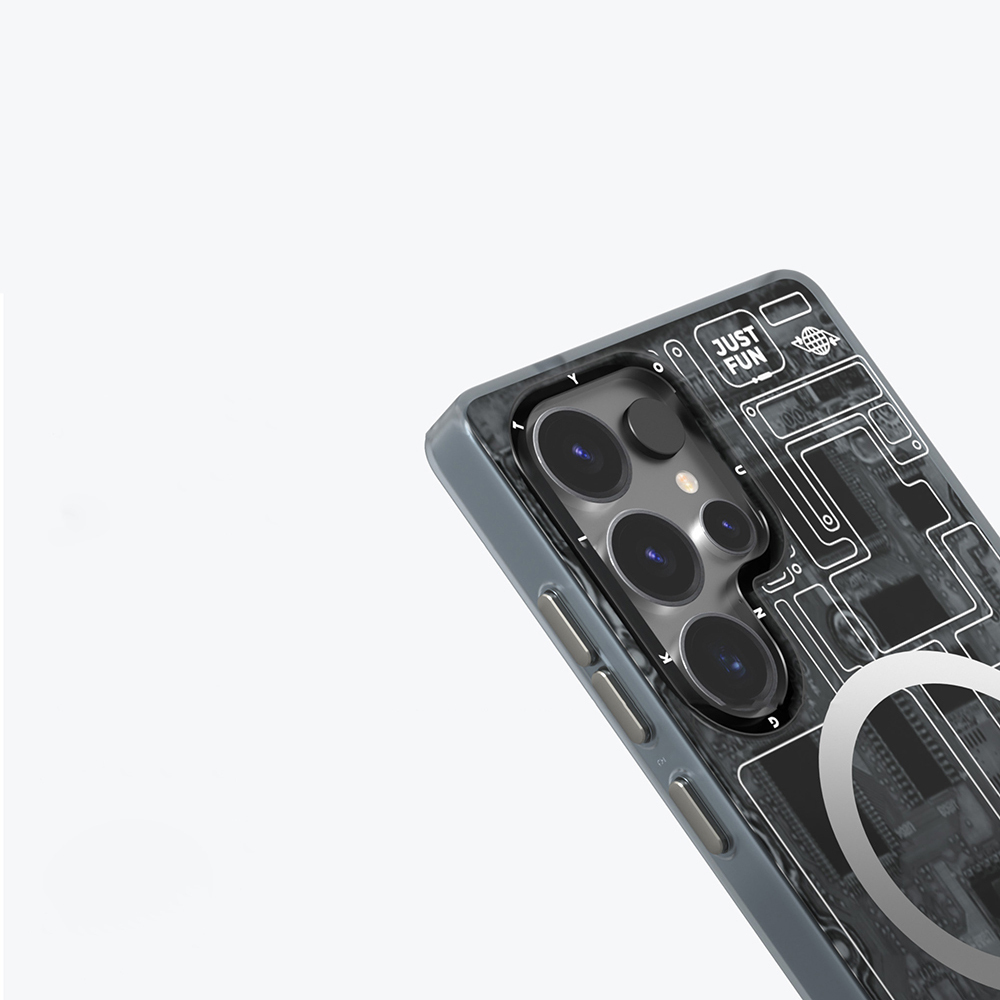 Samsung Galaxy S25 Uyumlu Ultra Kılıf Magsafe Şarj Özellikli YoungKit Technology Serisi Kapak - 9