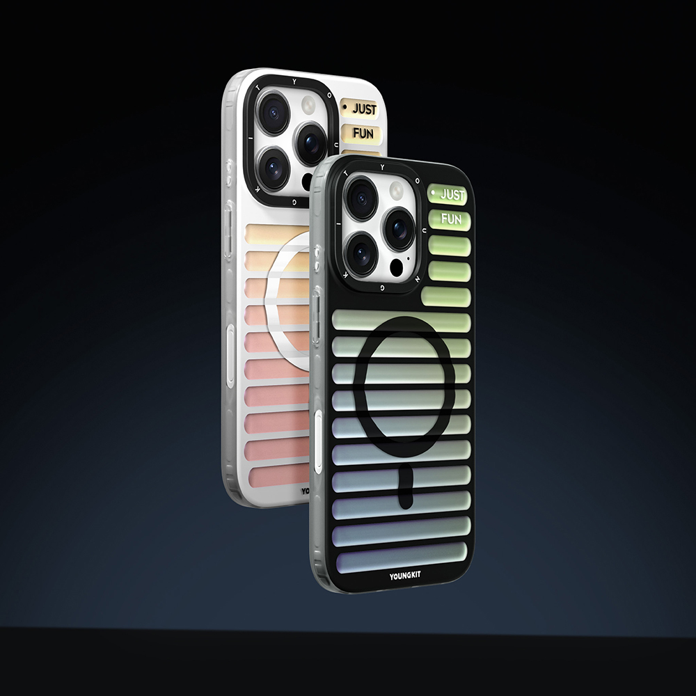 Apple iPhone 16 Pro Uyumlu Magsafe Şarj Özellikli Youngkit Geek Serisi Kapak - 10