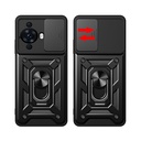 Huawei Nova Uyumlu 12S Kılıf Magnetik Standlı Kamera Korumalı Zore Sürgülü Vega Kapak - 2