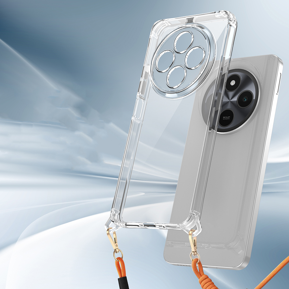 Xiaomi Redmi 14C 4G Uyumlu Kılıf Airbagli Takılabilir Askı Aparatlı Zore Snap Silikon Kapak - 4