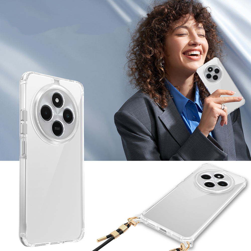 Xiaomi Redmi 14C 4G Uyumlu Kılıf Airbagli Takılabilir Askı Aparatlı Zore Snap Silikon Kapak - 7