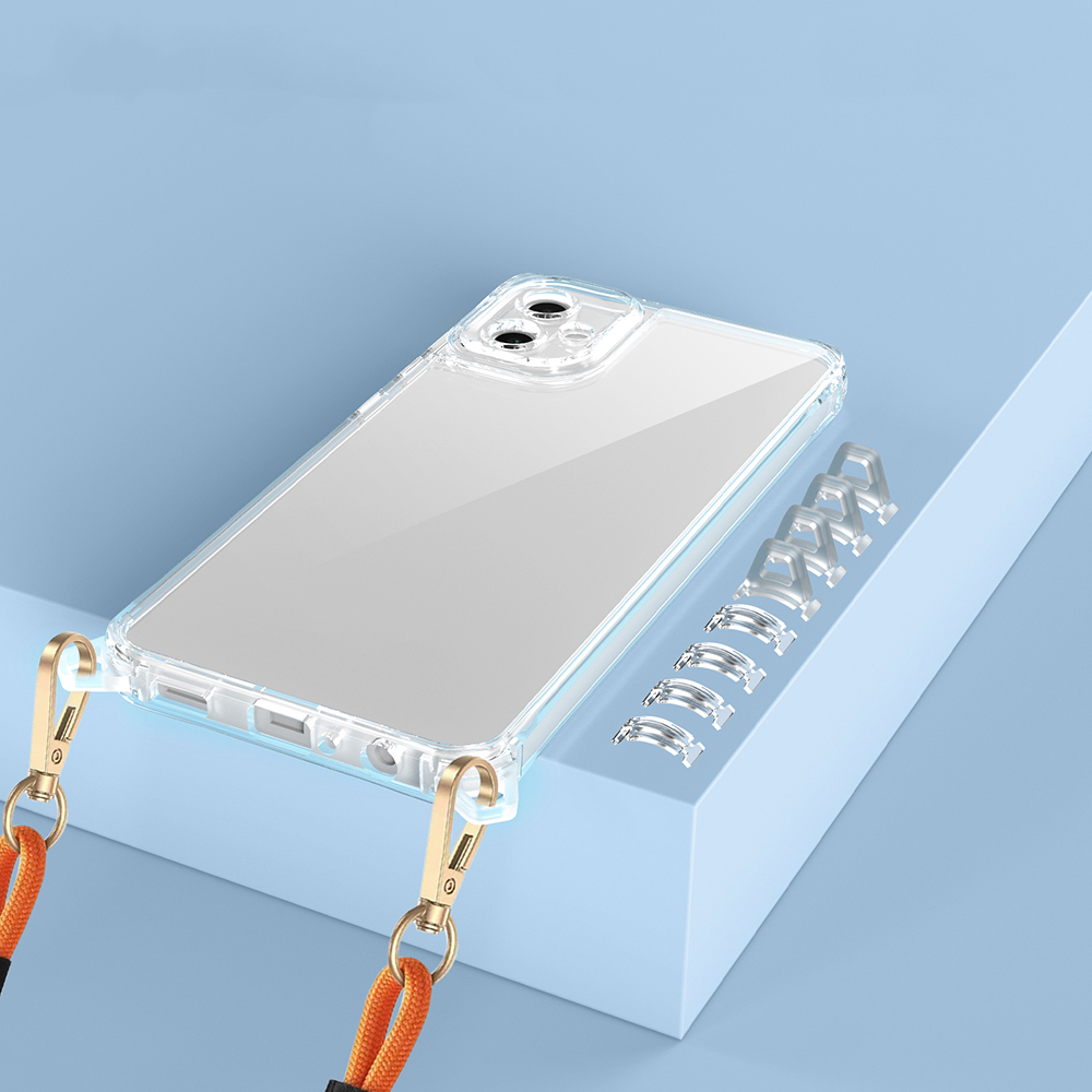 Samsung Galaxy A06 Uyumlu Kılıf Airbagli Takılabilir Askı Aparatlı Zore Snap Silikon Kapak - 3