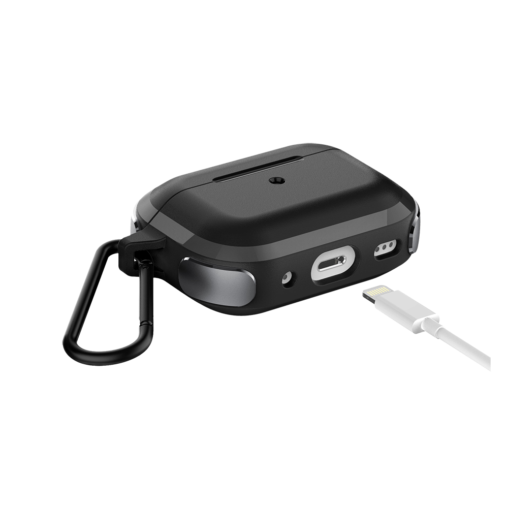 Apple Airpods Pro 2 Uyumlu Raptic Trek Serisi Askı Aparatlı Kulaklık Kılıfı - 1