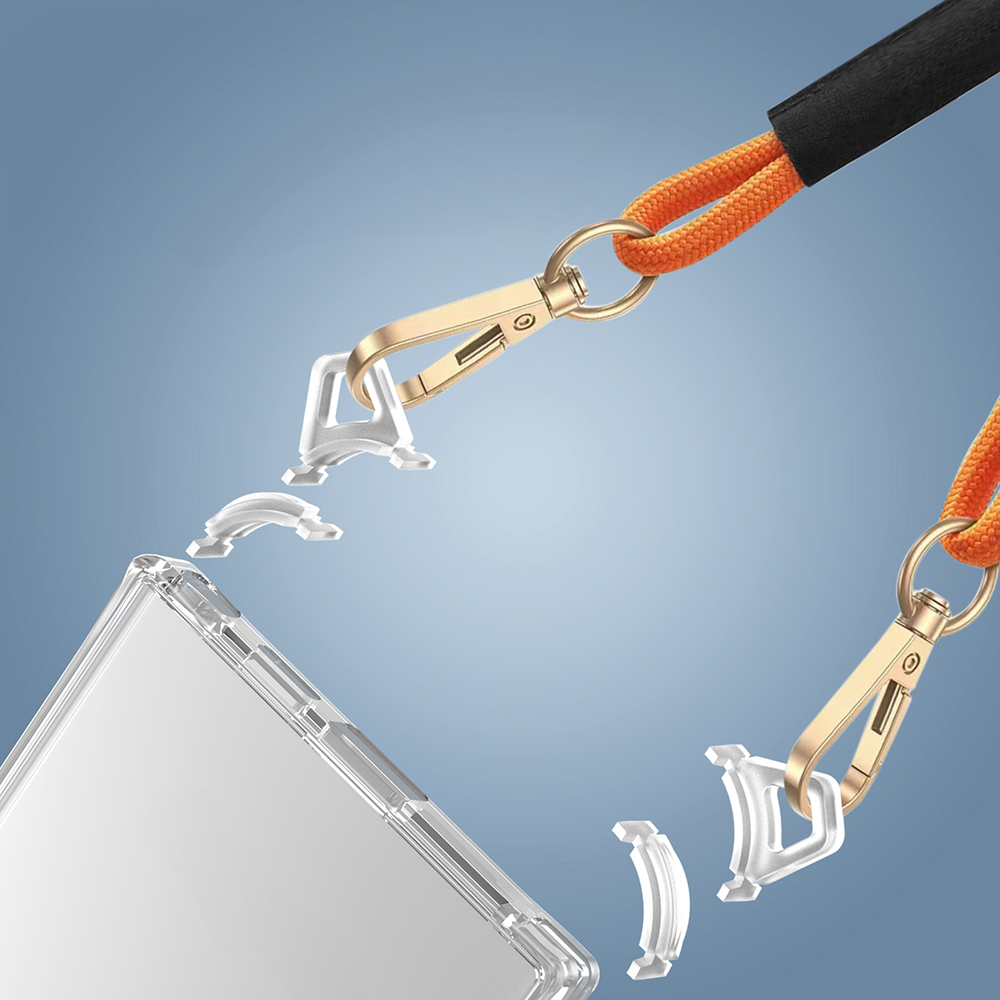 Samsung Galaxy S25 Uyumlu Ultra Kılıf Airbagli Takılabilir Askı Aparatlı Zore Snap Silikon Kapak - 2