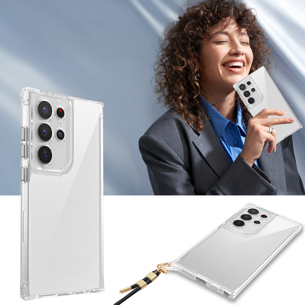 Samsung Galaxy S25 Uyumlu Ultra Kılıf Airbagli Takılabilir Askı Aparatlı Zore Snap Silikon Kapak - 8