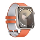 Apple Watch 44mm Uyumlu Benks Vintage Genuine Leather Serisi Deri Kordon Strap Kayış - 1