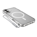 Apple iPhone 16 Uyumlu Kılıf Magsafe Şarj Özellikli Raptic Crystal MagSafe Serisi Şeffaf Kapak - 5