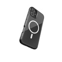 Apple iPhone 16 Uyumlu Kılıf Magsafe Şarj Özellikli Raptic Air Serisi Airbag Tasarımlı Metal Köşelikli Şeffaf Kapak - 3