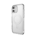 Apple iPhone 16 Uyumlu Kılıf Magsafe Şarj Özellikli Raptic Air Serisi Airbag Tasarımlı Metal Köşelikli Şeffaf Kapak - 10