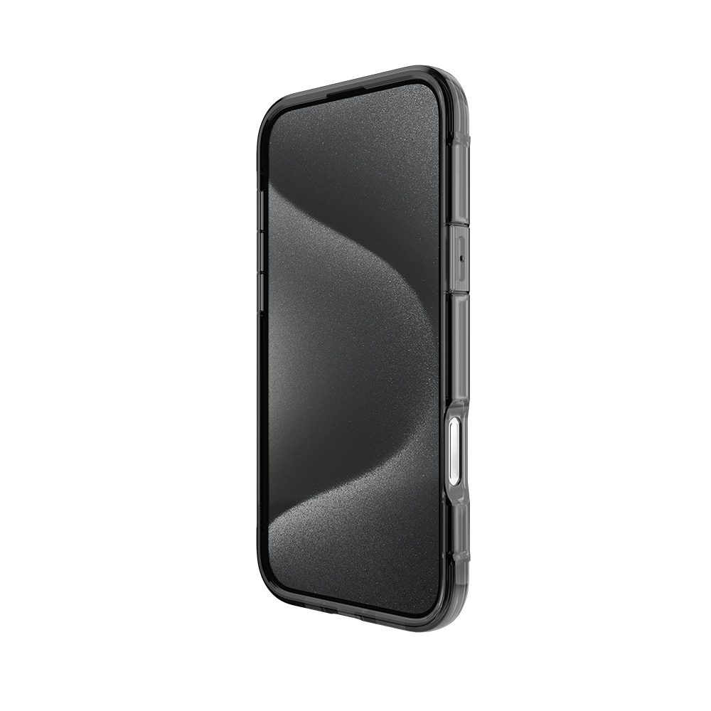 Apple iPhone 16 Pro Uyumlu Kılıf Magsafe Şarj Özellikli Raptic Air Serisi Airbag Tasarımlı Metal Köşelikli Şeffaf Kapak - 9