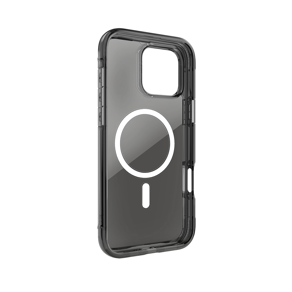 Apple iPhone 16 Pro Max Uyumlu Kılıf Magsafe Şarj Özellikli Raptic Air Serisi Airbag Tasarımlı Metal Köşelikli Şeffaf Kapak - 7