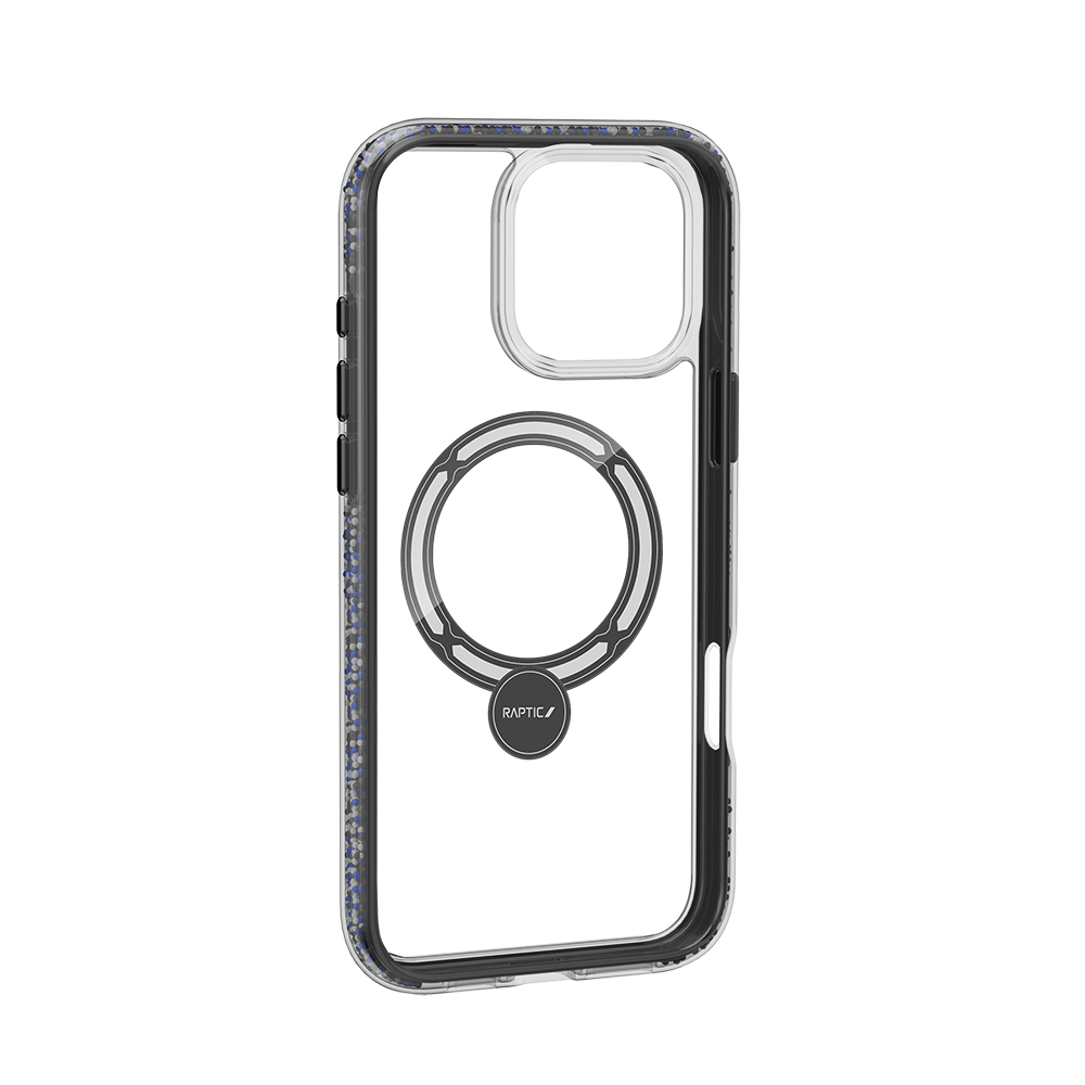 Apple iPhone 16 Pro Uyumlu Kılıf Magsafe Şarj Özellikli Raptic AirJoy Serisi Boncuk Tasarımlı 360 Derece Dönebilen Standlı Kapak - 1