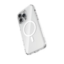 Apple iPhone 16 Pro Uyumlu Kılıf Magsafe Şarj Özellikli Raptic Crystal MagSafe Serisi Şeffaf Kapak - 1