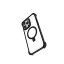 Apple iPhone 16 Pro Max Uyumlu Kılıf Magsafe Şarj Özellikli Raptic Dual Serisi Şeffaf Standlı Kapak - 11