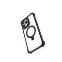 Apple iPhone 16 Pro Max Uyumlu Kılıf Magsafe Şarj Özellikli Raptic Dual Serisi Şeffaf Standlı Kapak - 17