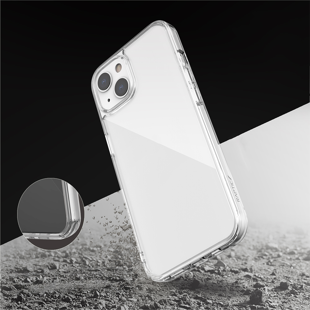 Apple iPhone 13 Uyumlu Kılıf Raptic Glass Plus Serisi Şeffaf Kapak - 3