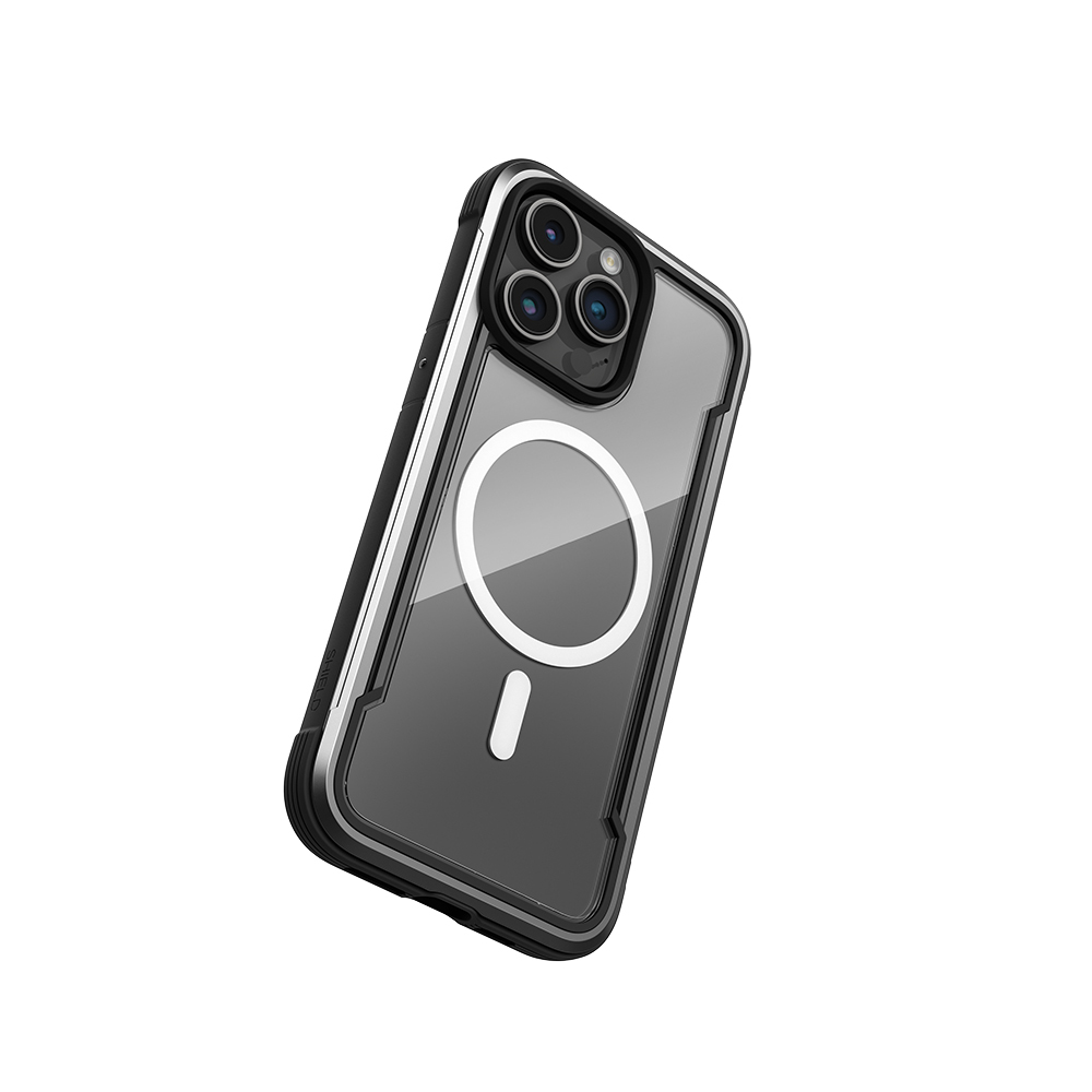 Apple iPhone 15 Pro Uyumlu Kılıf Magsafe Şarj Özellikli Airbagli Raptic Shield Serisi Şeffaf Arka Yüzey Kapak - 9