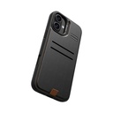 Apple iPhone 16 Plus Uyumlu Kılıf Magsafe Şarj Özellikli Raptic Slim Wallet Serisi Deri Görünümlü Kartlıklı Standlı Kapak - 4