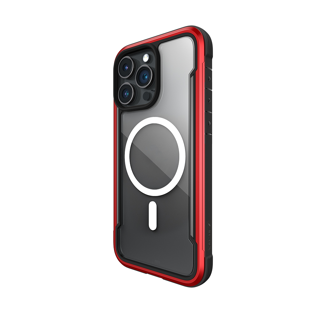 Apple iPhone 15 Pro Max Uyumlu Kılıf Magsafe Şarj Özellikli Airbagli Raptic Shield Serisi Şeffaf Arka Yüzey Kapak - 7