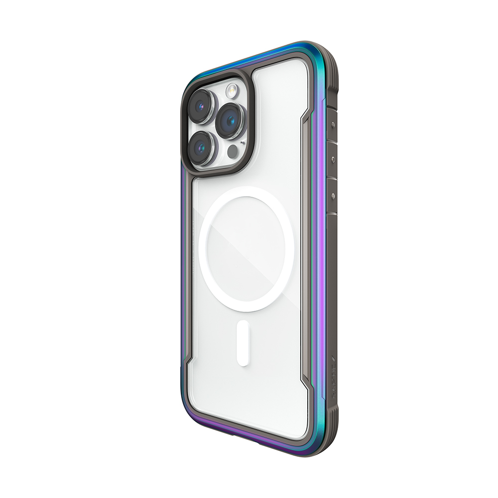 Apple iPhone 15 Pro Max Uyumlu Kılıf Magsafe Şarj Özellikli Airbagli Raptic Shield Serisi Şeffaf Arka Yüzey Kapak - 12