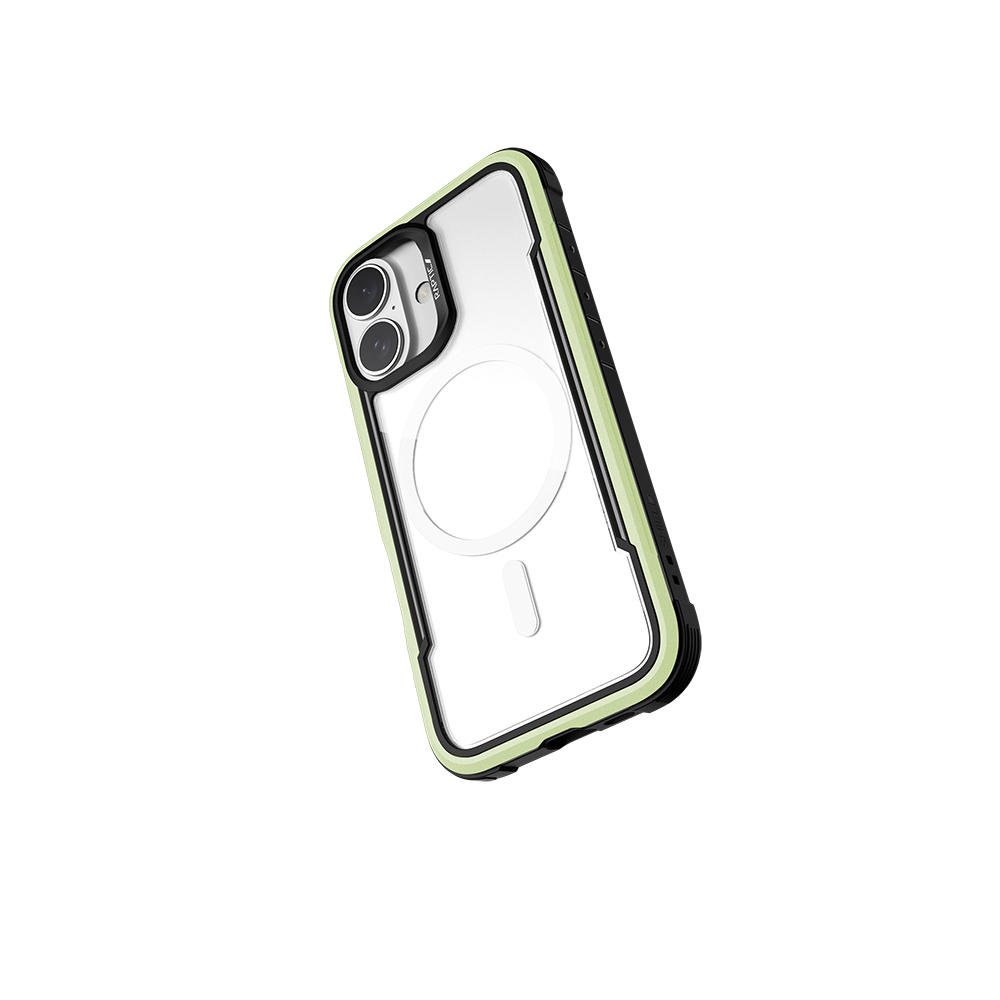 Apple iPhone 16 Uyumlu Kılıf Magsafe Şarj Özellikli Airbagli Raptic Shield Serisi Şeffaf Arka Yüzey Kapak - 14