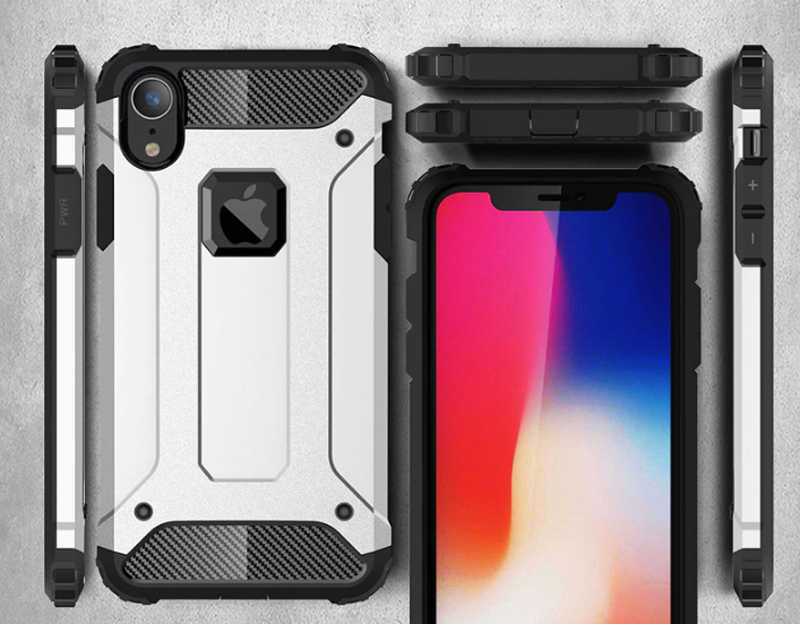Apple iPhone XR Uyumlu Kılıf Zore Crash Silikon Kapak - 1