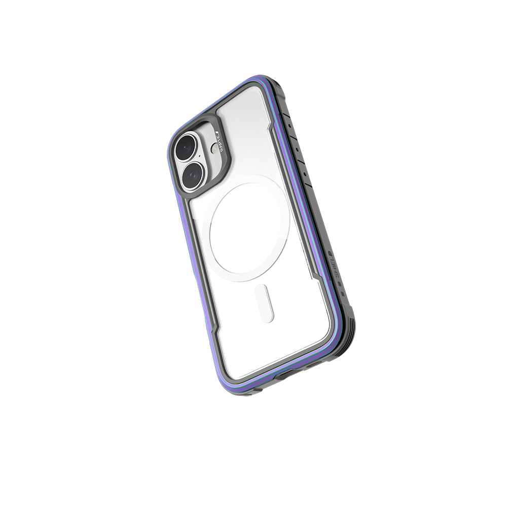 Apple iPhone 16 Uyumlu Kılıf Magsafe Şarj Özellikli Airbagli Raptic Shield Serisi Şeffaf Arka Yüzey Kapak - 18