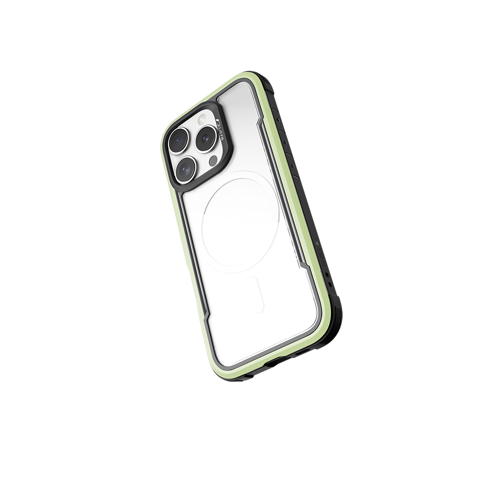 Apple iPhone 16 Pro Uyumlu Kılıf Magsafe Şarj Özellikli Airbagli Raptic Shield Serisi Şeffaf Arka Yüzey Kapak - 2