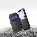 Apple iPhone 13 Pro Max Uyumlu Kılıf Vegan Deri Tasarımlı Şeffaf Arka Yüzey Kartlıklı Raptic Urban Folio Serisi Kapak - 3