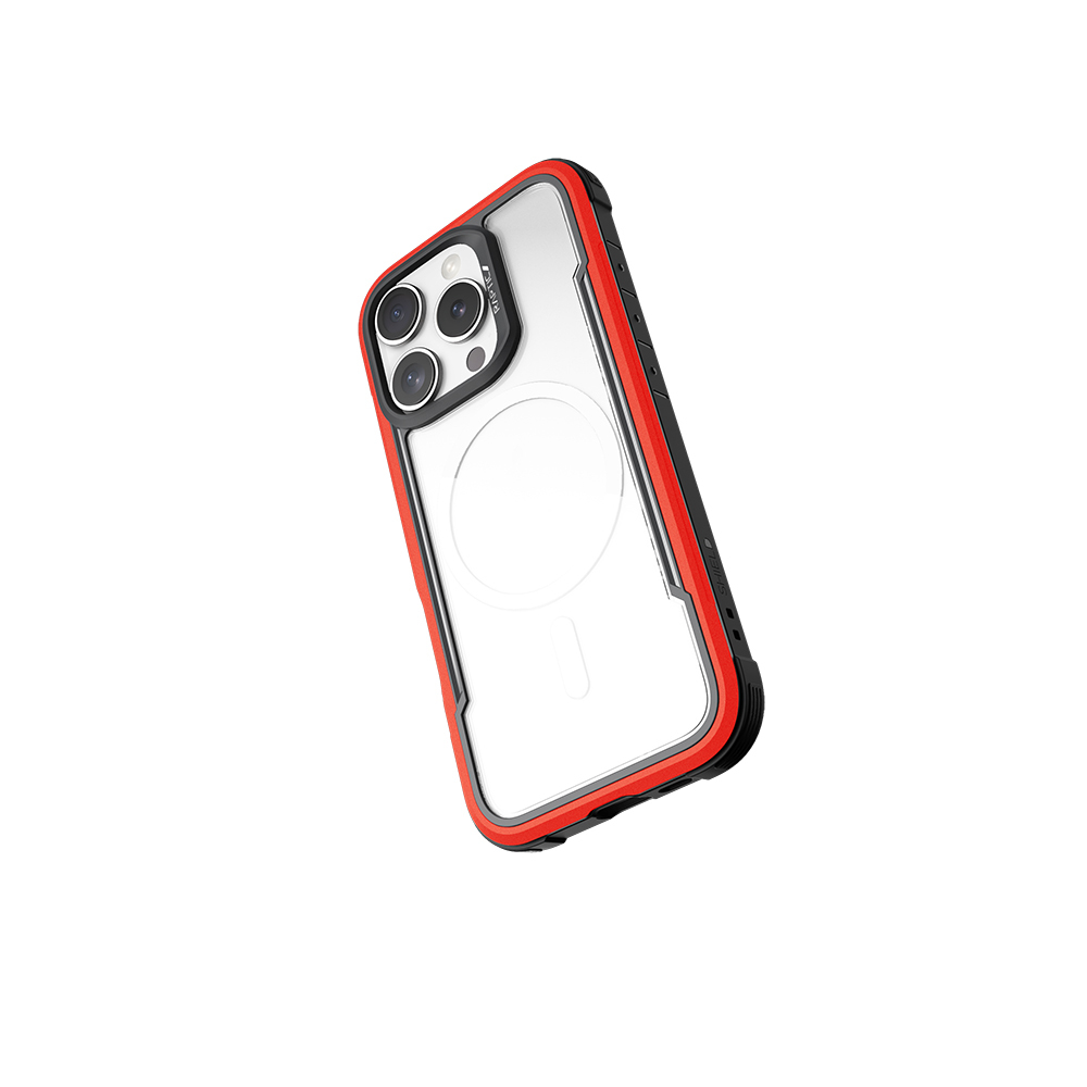 Apple iPhone 16 Pro Max Uyumlu Kılıf Magsafe Şarj Özellikli Airbagli Raptic Shield Serisi Şeffaf Arka Yüzey Kapak - 2