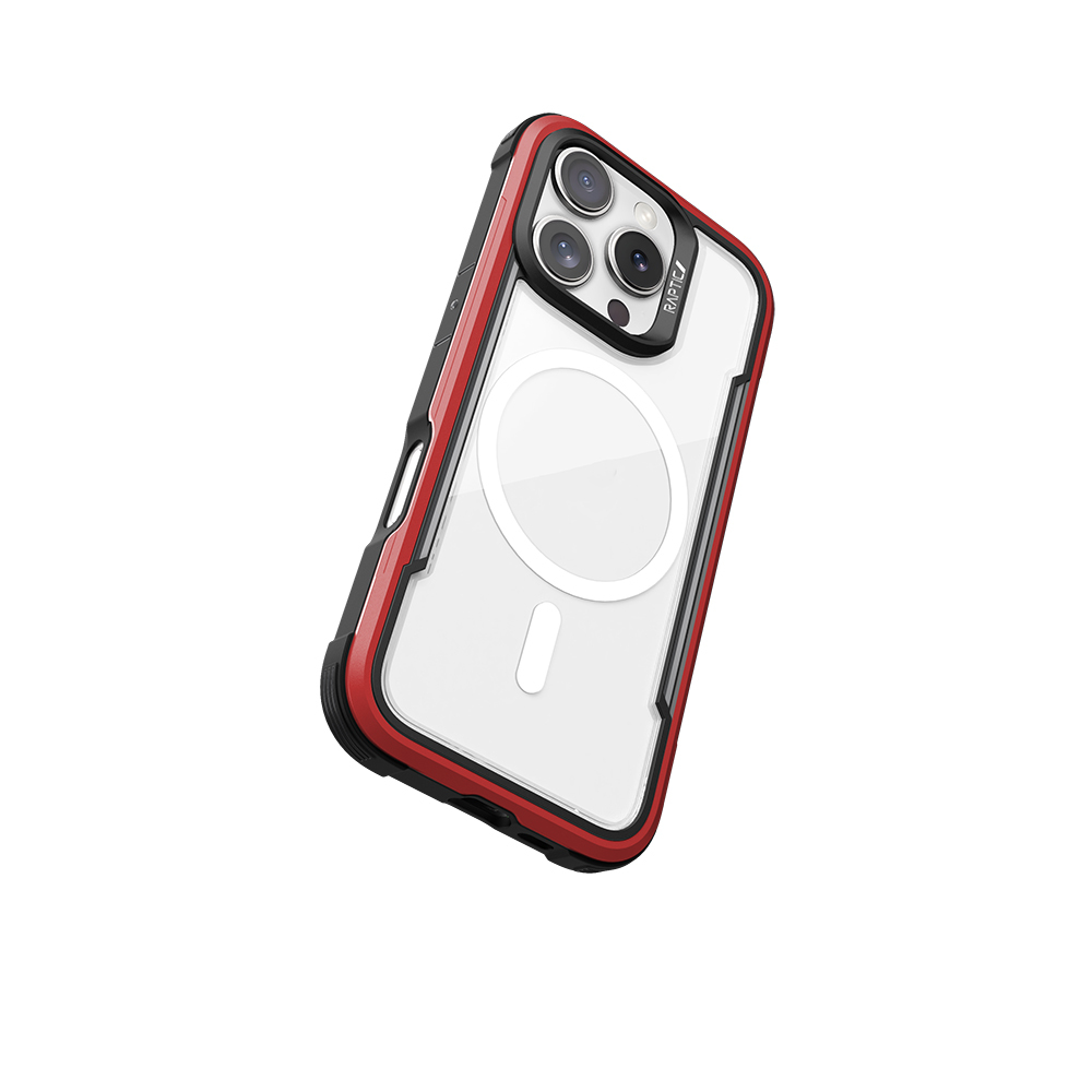 Apple iPhone 16 Pro Max Uyumlu Kılıf Magsafe Şarj Özellikli Airbagli Raptic Shield Serisi Şeffaf Arka Yüzey Kapak - 3