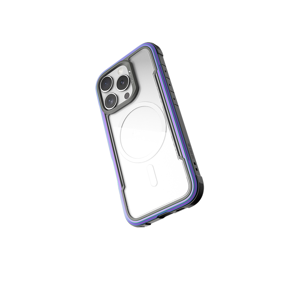 Apple iPhone 16 Pro Max Uyumlu Kılıf Magsafe Şarj Özellikli Airbagli Raptic Shield Serisi Şeffaf Arka Yüzey Kapak - 15