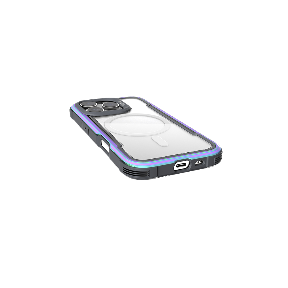 Apple iPhone 16 Pro Max Uyumlu Kılıf Magsafe Şarj Özellikli Airbagli Raptic Shield Serisi Şeffaf Arka Yüzey Kapak - 19