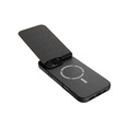 Apple iPhone 16 Pro Uyumlu Kılıf Magsafe Şarj Özellikli Raptic Slim Wallet Serisi Deri Görünümlü Kartlıklı Standlı Kapak - 3