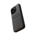 Apple iPhone 16 Pro Max Uyumlu Kılıf Magsafe Şarj Özellikli Raptic Slim Wallet Serisi Deri Görünümlü Kartlıklı Standlı Kapak - 5