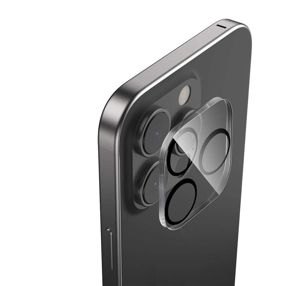 Apple iPhone 16 Pro Uyumlu Raptic Glass Serisi Kamera Lens Koruyucu - 3