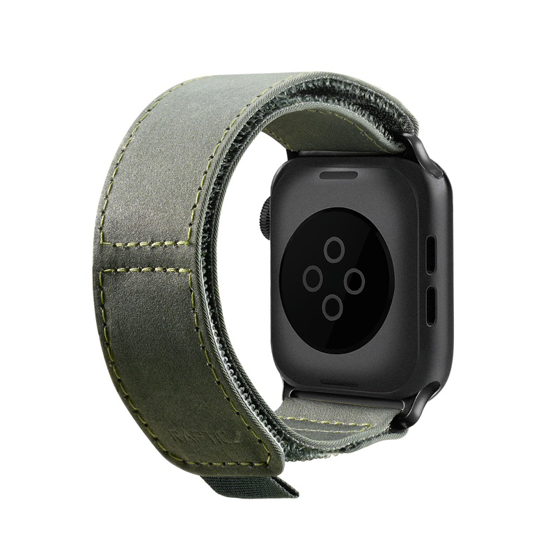 Apple Watch 44mm Uyumlu Raptic Canvas Serisi Kumaş Kordon - 1