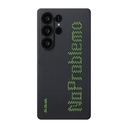 Samsung Galaxy S25 Uyumlu Ultra Kılıf  Magsafe Şarj Özellikli Lumintex Teknolojili Fosforlu Aramid Fiber Pitaka Tactile Woven Aries Serisi Kapak - 1