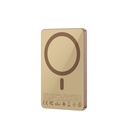 Recci RP33 PD 20W Ultra İnce Led Göstergeli Hızlı Şarj Özellikli Wireless Powerbank 15W 5000mAh - 3