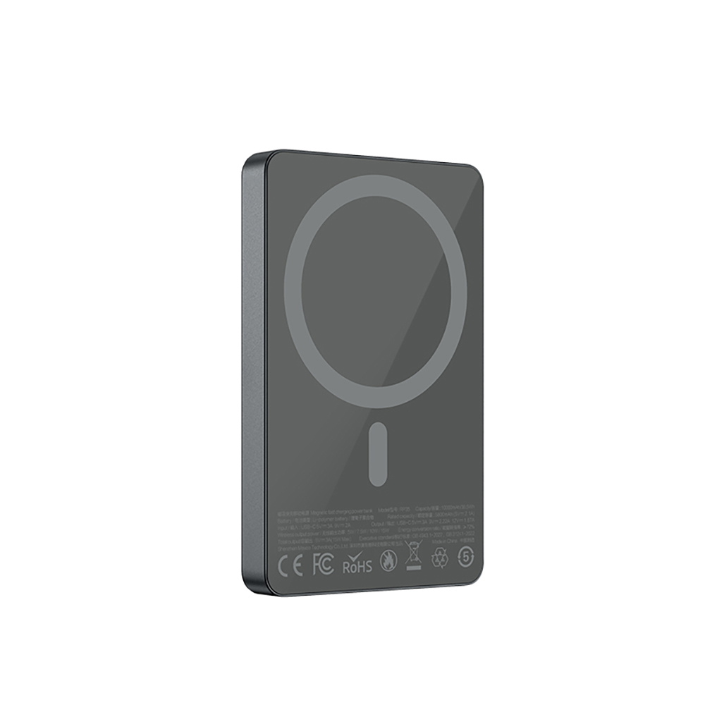 Recci RP35 PD 20W Led Göstergeli Hızlı Şarj Özellikli Wireless Powerbank 15W 10000mAh - 8