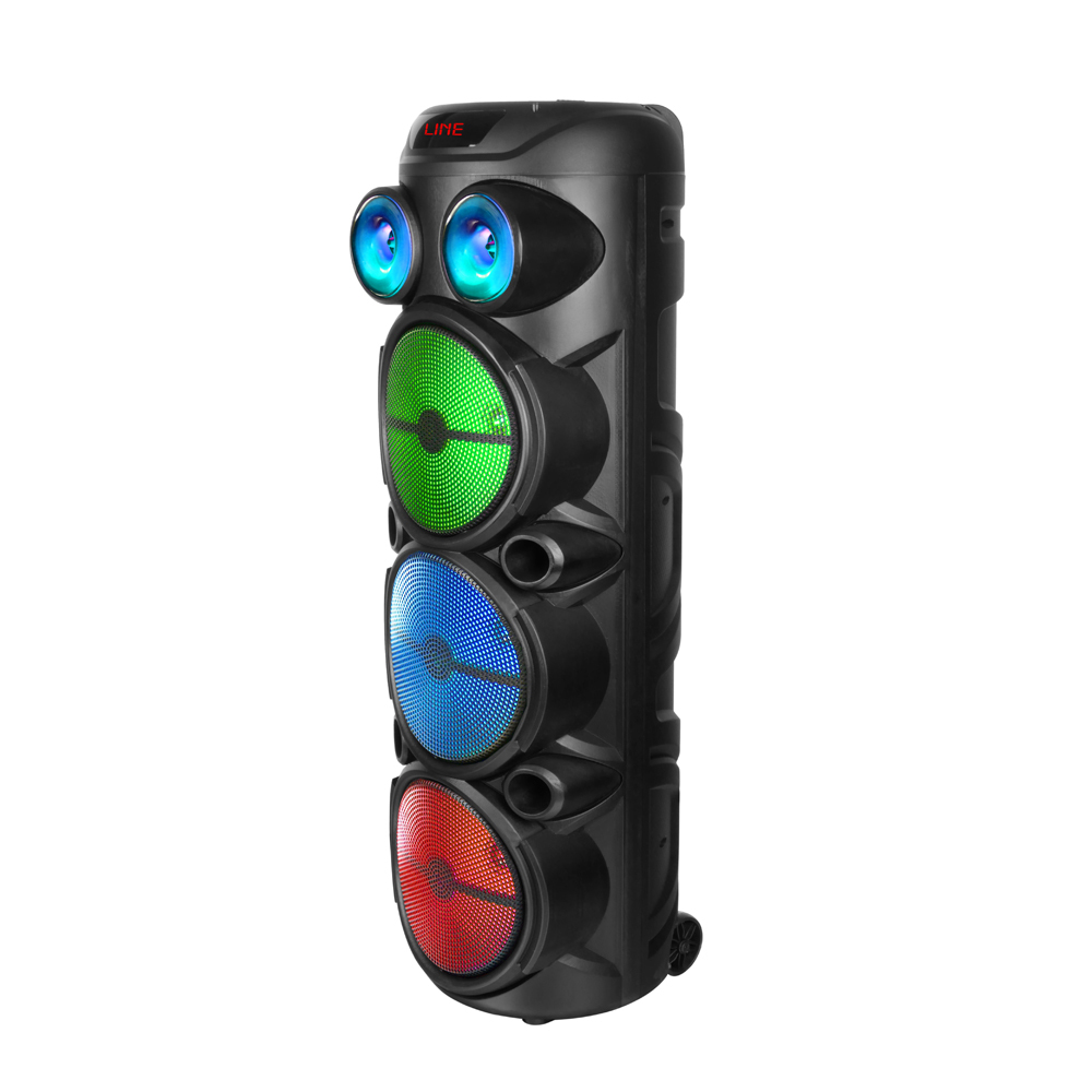 Zore GD-2887 Dijital LED Göstergeli Mikrofonlu RGB TWS 8 inç Stereo Bass Kablosuz Karaoke Hoparlör - 6