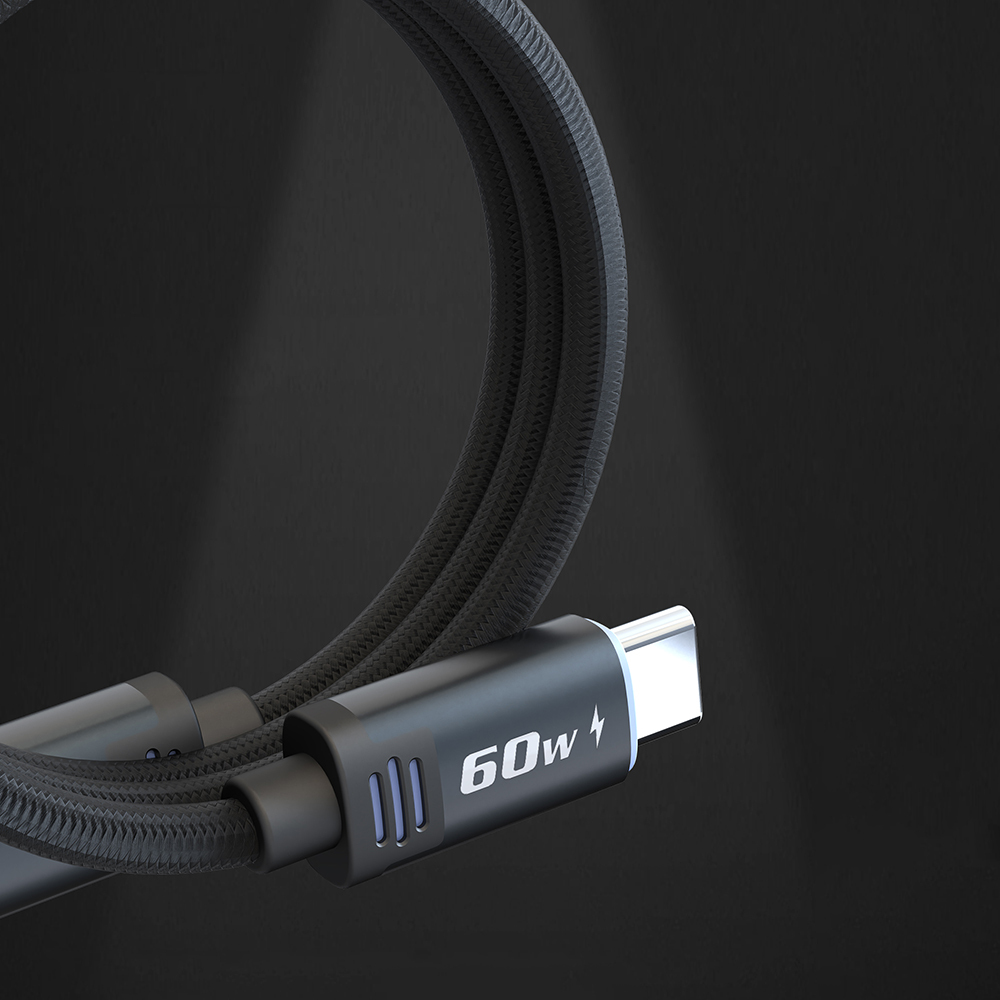 Lenyes LC532 Type-C to Type-C Hızlı Şarj Özellikli Data ve Şarj Kablosu 60W 1M - 2