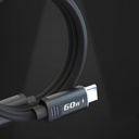 Lenyes LC532 Type-C to Type-C Hızlı Şarj Özellikli Data ve Şarj Kablosu 60W 1M - 2