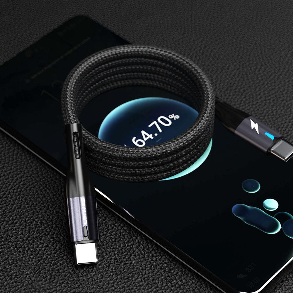 Lenyes LC535 Type-C to Type-C Hızlı Şarj Özellikli Data ve Şarj Kablosu 60W 1M - 3