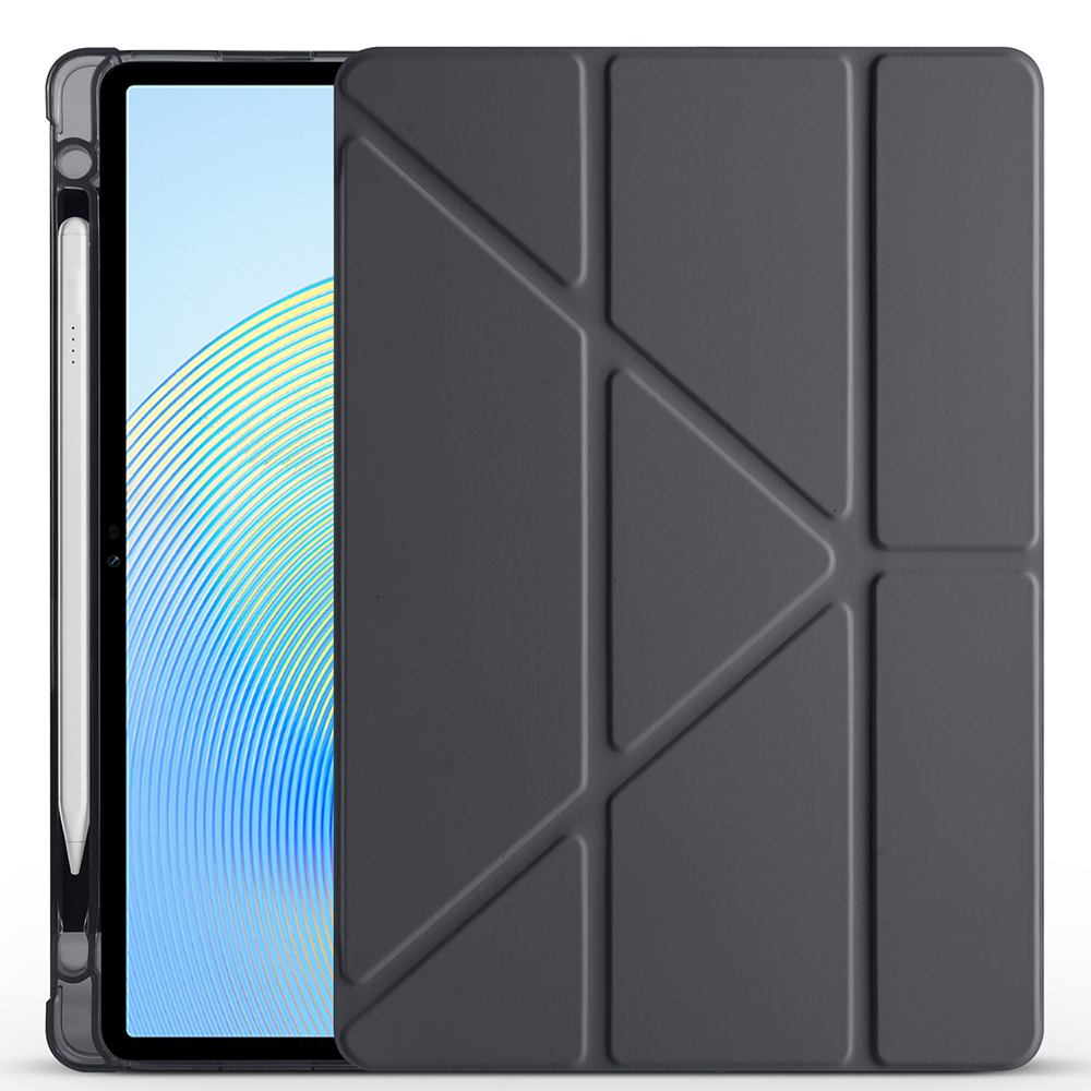 Honor Pad X8A Uyumlu Kılıf Zore Tri Folding Kalem Bölmeli Standlı Kılıf - 2