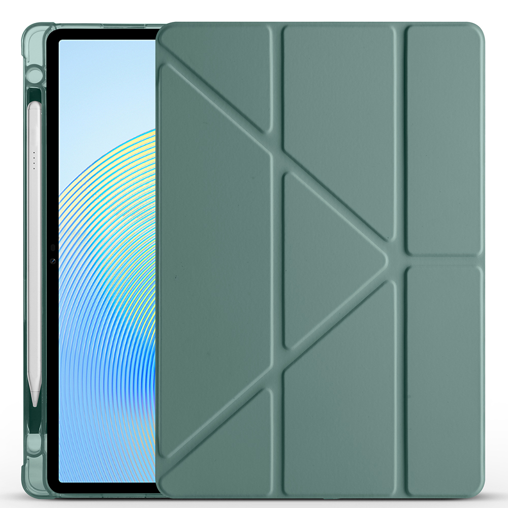 Honor Pad X8A Uyumlu Kılıf Zore Tri Folding Kalem Bölmeli Standlı Kılıf - 6