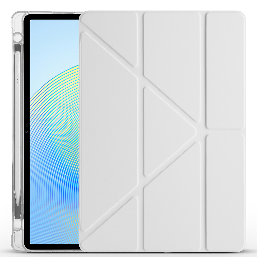 Honor Pad X8A Uyumlu Kılıf Zore Tri Folding Kalem Bölmeli Standlı Kılıf - 7