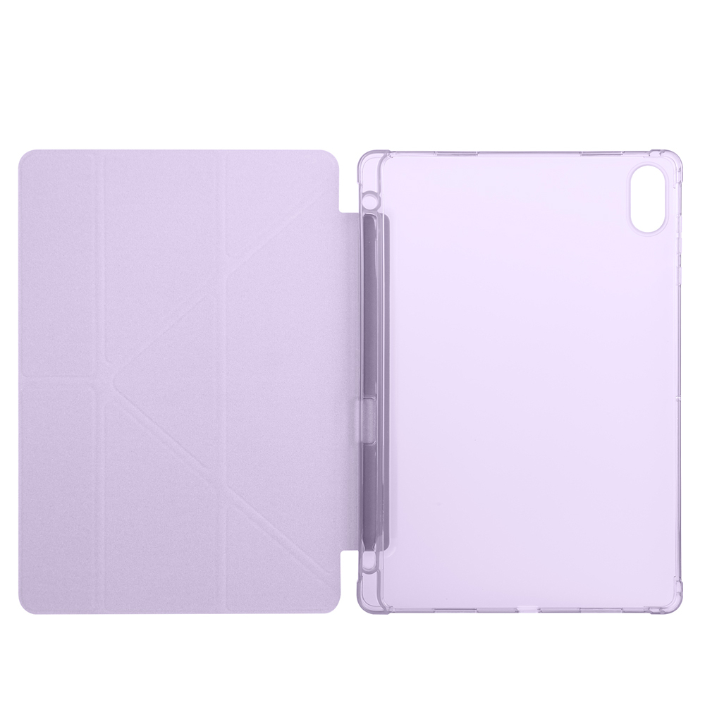 Honor Pad X8A Uyumlu Kılıf Zore Tri Folding Kalem Bölmeli Standlı Kılıf - 10